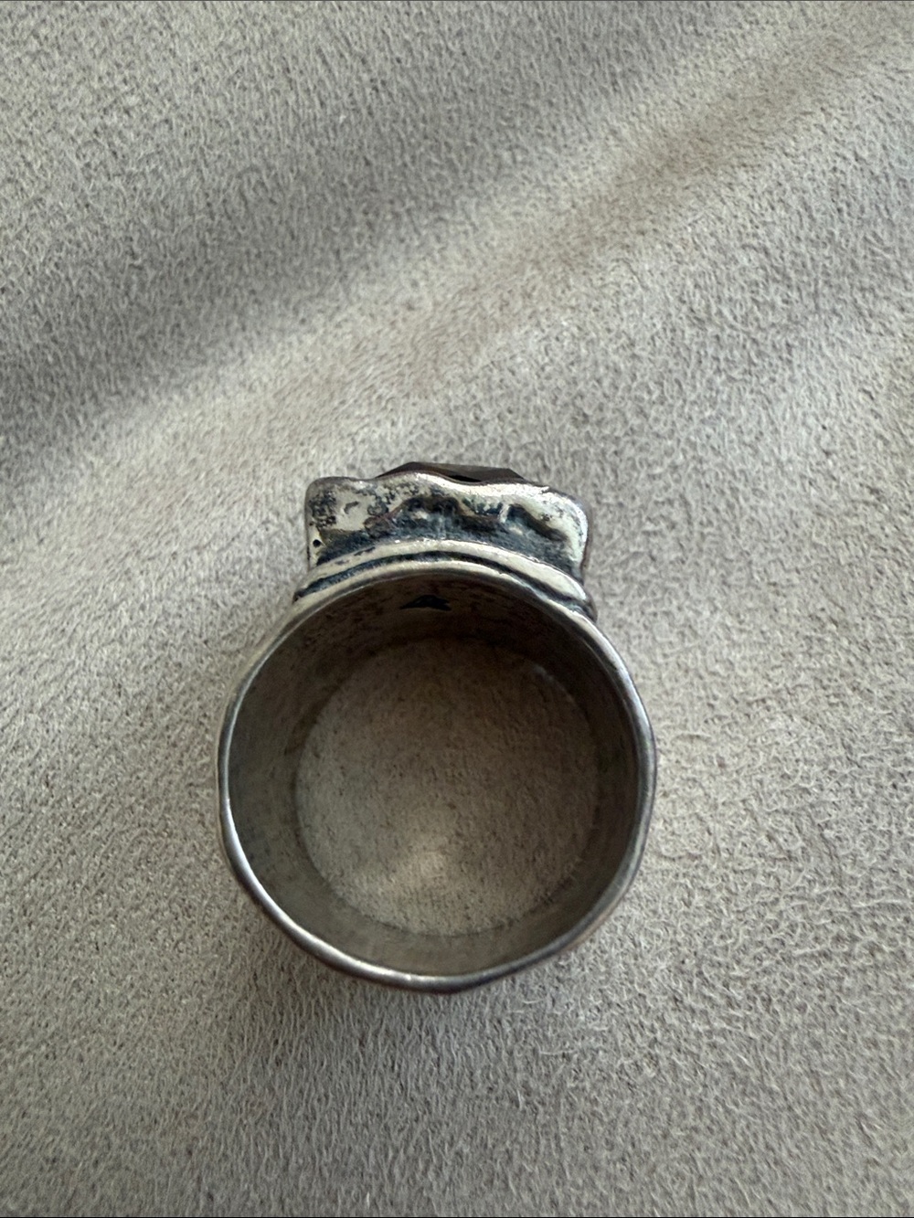 Silpada Sterling Silver Square Smoky Quartz Ring - Brown Gemstone - Picture 2 of 4